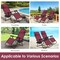Outdoor Folding Zero Gravity Reclining Lounge Chair with Utility Tray